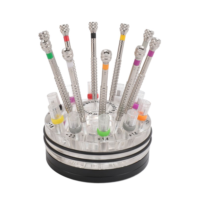 10pcs Screwdriver Kit for Watches Flat Blade Slotted Screwdriver with