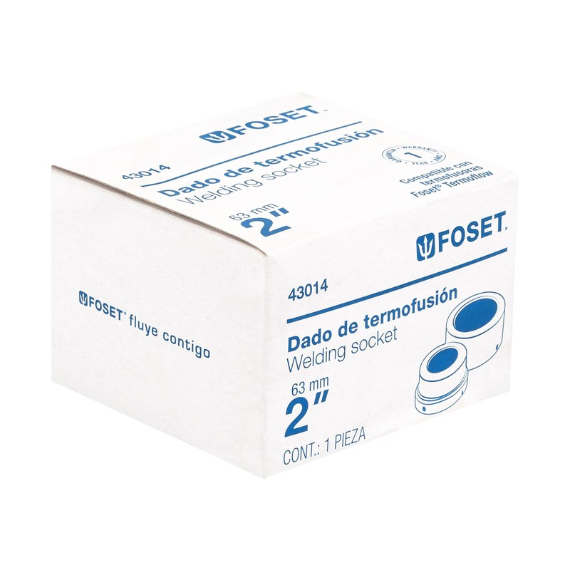 Foset CV-D6, Dado para termofusora de 2" (63 mm)