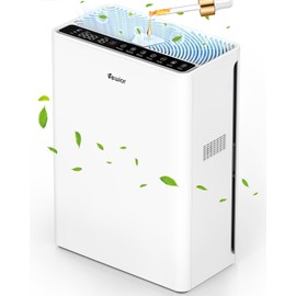 VEWIOR Air Purifiers For Home Large Room Up To 2200 sqft H13 HEPA Air Purifiers Filter With Fragrance Sponge Timer Washable Filter Cover,15 DB Quiet Air Cleaner For Pets Dander Smell Smoke Pollen