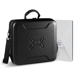 Mwin Starlink Mini Case - Lightweight Travel Carrying Star Link Mini Case, Splash-Resistant & Shockproof EVA Protective Cover with Shoulder Strap, Portable Hard Bag for Outdoor Travel & Camping, Black