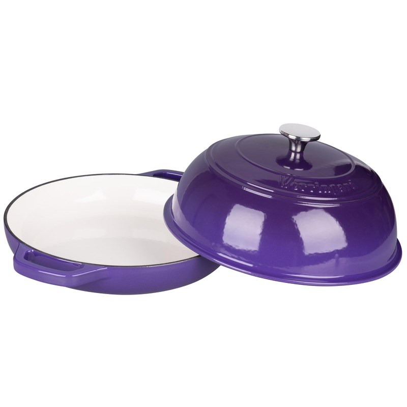 VORRINGARD Enameled Cast Iron Dutch Oven Pot with Lid, Bread