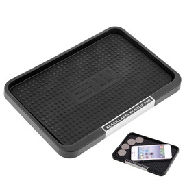 KRISFD Anti-Rutsch-Pad Auto Magic Armaturenbrett Ablage Halterung Auto Armaturenbrett Telefon Matte Anti-Rutsch Matte Handy Parfm Telefon Pad Fr Mnze Handy Schlssel GPS Sonnenbrille (Schwarz)