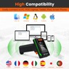 OBZ 2D Bluetooth Barcode Scanner with Large Screen, Compatible with