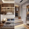 TOPAI 12V COB LED Strip Light 4000K Natural White Waterproof