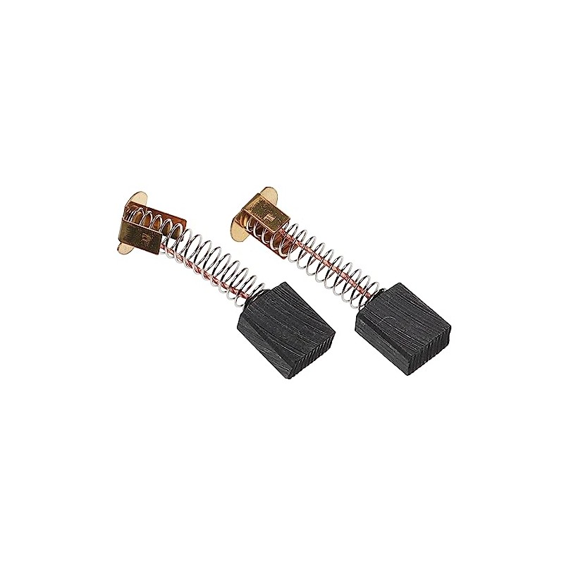 vhbw 2 x Carbon Brushes Motor Carbon Abrasive Carbon 7