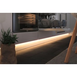 Paulmann Clever Connect Stripe 99972 LED Furniture Light 1 m 12 V Includes 1 x 6.5 Watt Dimmable Cabinet Light Transparent Plastic 2700-6500 K