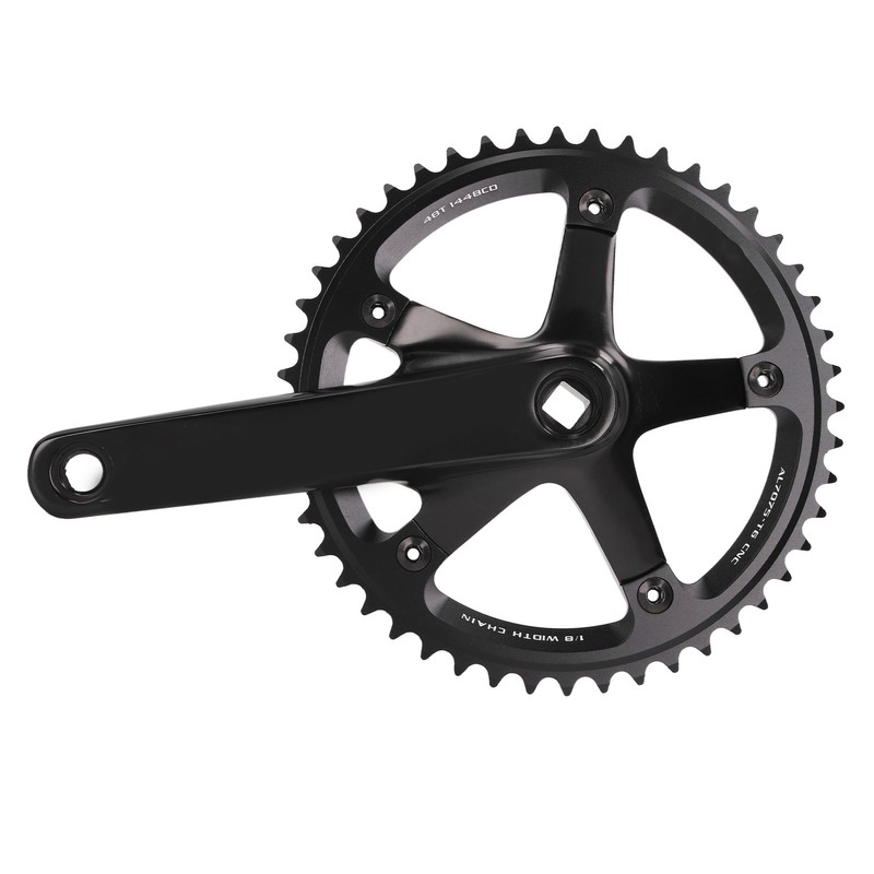 Aluminum Alloy 144 BCD 48T Single Speed Crankset Bike Crank