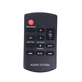 Replacement Remote Control Fit for RAK-SC989ZM for Panasonic SC-HC05 SA-HC05 Bluetooth Sound System Dock Audio
