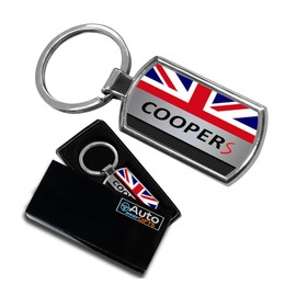 Cargifts COOPER S CAR KEYRING KEYCHAIN FOB METAL WITH GIFT BOX
