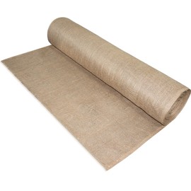 Tcevily Garden Burlap Roll, 20" x 50 Feet Natural Jute Burlap Fabric Roll for Gardening Raised Bed Liners,Seed Cover,Edging,Weed Barrier,Aisle Runner Plant Cover Tree Protections(20" x 50 Feet)