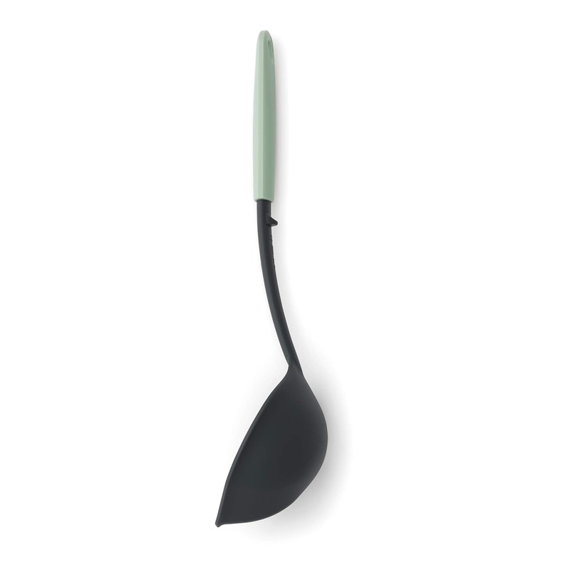 Brabantia 122729 Tasty+ Soup Ladle Plus Scraper, Jade Green