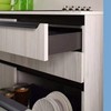 S-H KINHARD 2 Pcs Concealed Handle Pulls Drawer Curved Handle
