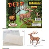 Puzzled 3D Puzzle Deer Wood Craft Construction Model Kit, Fun,