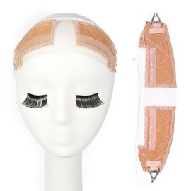 Comfortable Velvet Wig Grip Band And Adjustable Elastic Fishing Line Transparent Invisible T Lace Non-slip Silicone Wig Grip Band Suitable For The Top Of The Head And Wigs