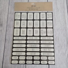 Rae Dunn Signature Collection 180 Organizing Labels Kitchen Bathroom Laundry New