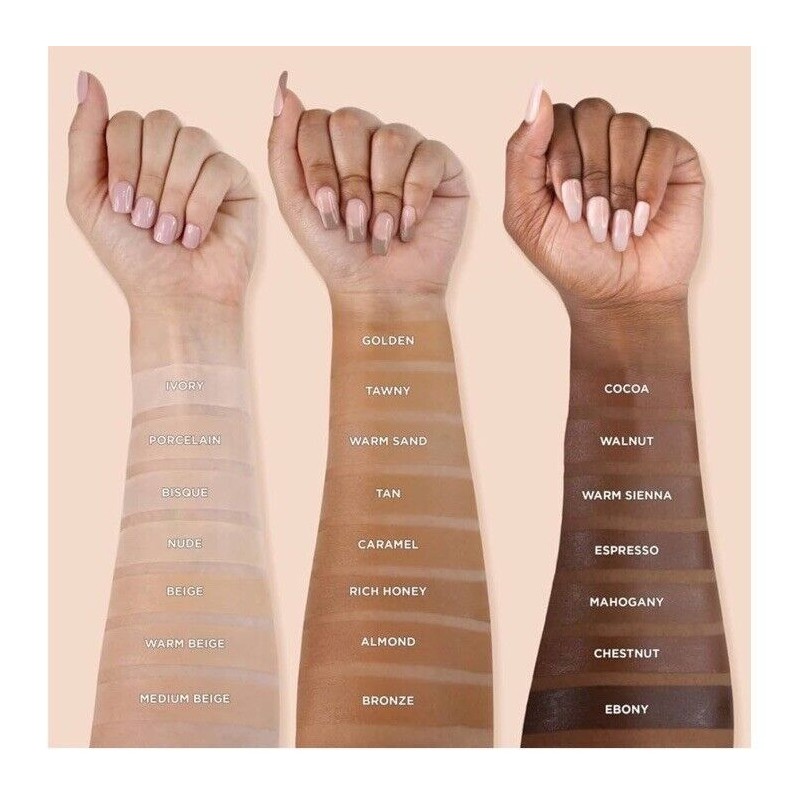 L.A. Girl Tinted Foundation, Buildable Natural Finish - #Glm772 EBONY