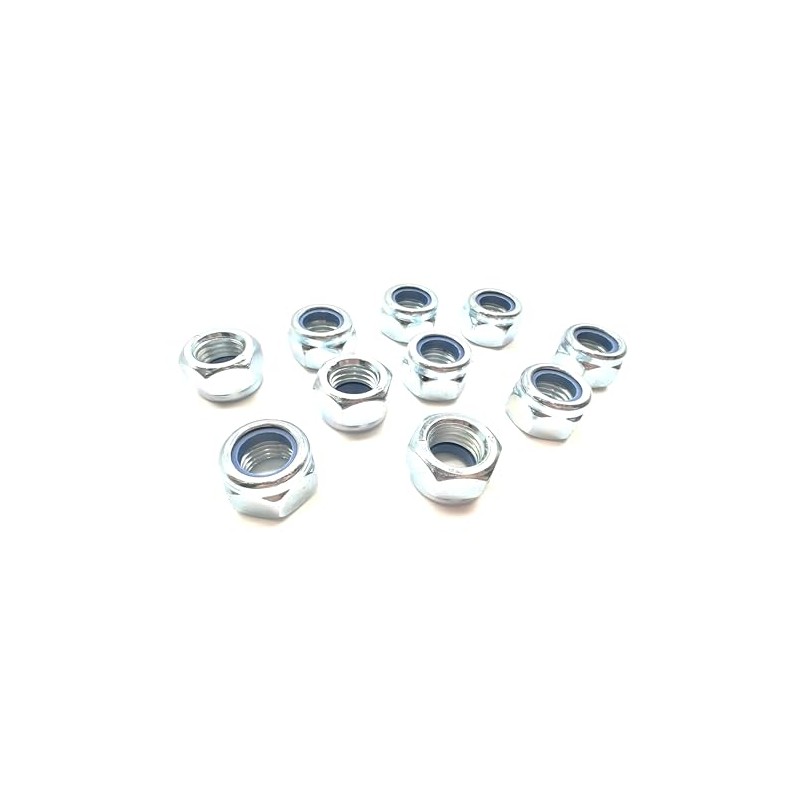 Jones DIY 10 Pack of M16 Nyloc Nuts - Self