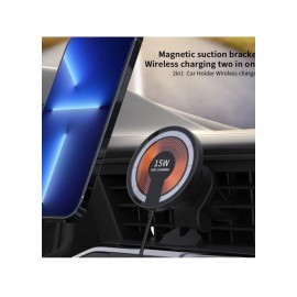 Unbranded Black Magnetic Car Mount Charger