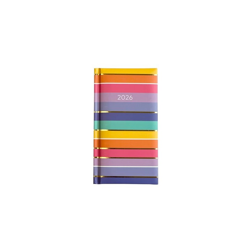 Slim Size 2026 Weekly Planner, Week to View Diary, Hardback
