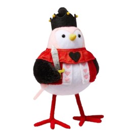 Spritz Featherly Friends - Valentines Day Decor Fabric Bird Figurine (Kingsley)