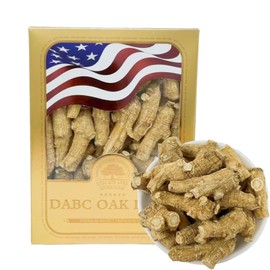 DABC OAK LAND Hand-Selected American WisconsinGinseng Root 长枝西洋参 花旗参Cultivated Wisconsin American Farmed Ginseng Energy for Men & Women 8oz/Box