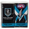 AFL Port Adel Mascot Pocket Tissues (Pack of 4)