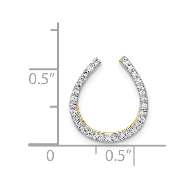 14k White Gold Diamond Fascination Hoop Earrings