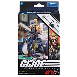 G.I. Joe Classified Series Dreadnok Buzzer, Collectible Action Figure, 106, 6 inch Action Figures for Boys & Girls, with 6 Accessory Pieces