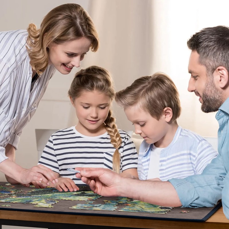 Tektalk Jigsaw Puzzle Board Portable Puzzle Mat for Puzzle Storage
