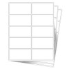 100 EcoSwift Shipping Labels 4 x 2 inches Mailing Address Blank White Self Adhesive for Laser Inkjet Printer 4x2