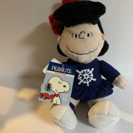 Peanuts MUSICAL Charlie Brown CHRISTMAS LUCY 9" Plush STUFFED Toy NEW 2020