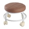 Rolling Ottoman High Density Memory Foam Waterproof Quiet Wheels Double