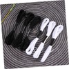 TEHAUX 100Rolls DIY Embroidery Threads Black White Sewing Thread for