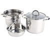 Oster Sangerfield 5-Quart Stainless Steel Pasta Pot Set with Steamer