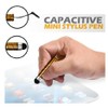 KING OF FLASH Capacitive/Resistive Touchscreen Mini Stylus Pens, Stylus on