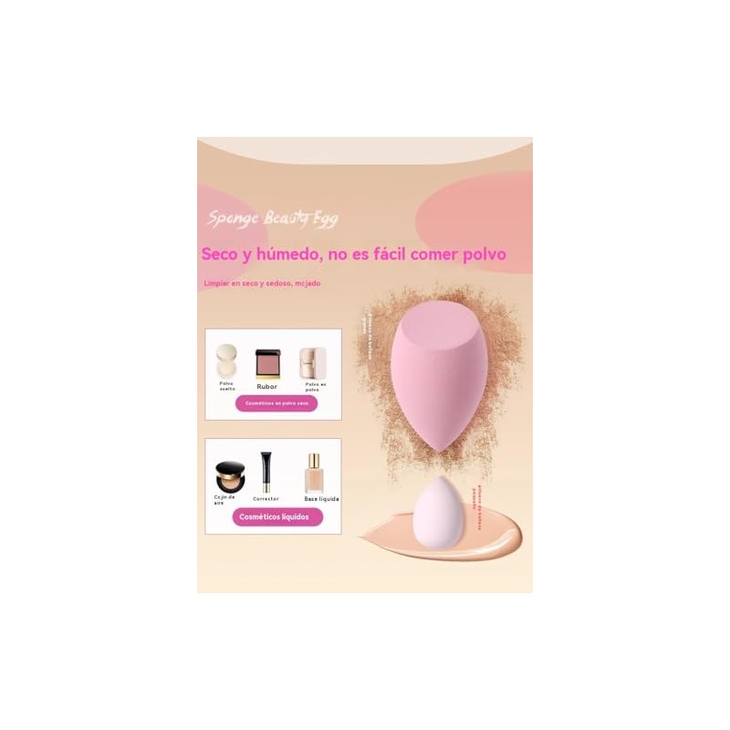 Set de 14 esponjas de maquillaje, Beauty blenders