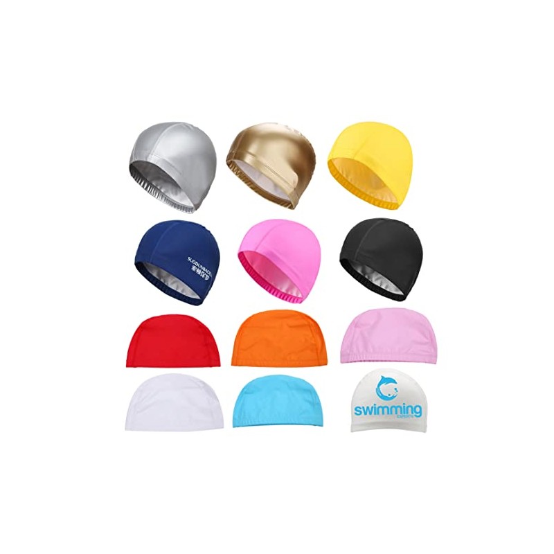 Gorro de baño de PU impermeable Gorro de baño elástico