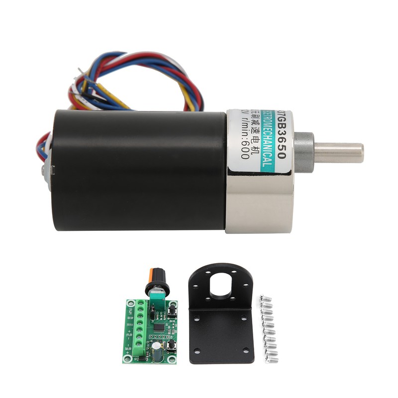 Brushless Motor with Bracket Governor Low Speed 24V for CNC