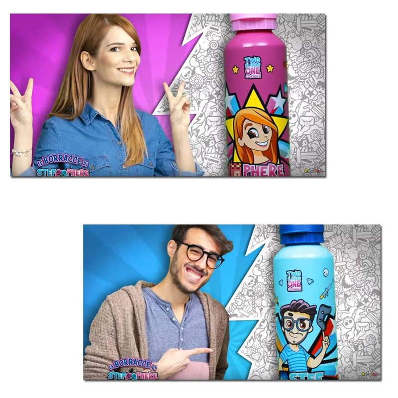 Sbabam - Water Bottle Yellow Two Players One Console Stef