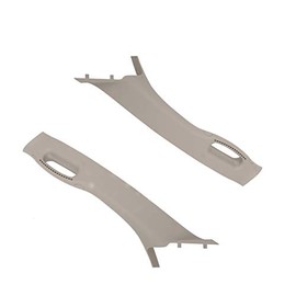 ECOTRIC Pair Grab Handle A Pillar Windshield Post Trim Molding Fits 2002-2010 Dodge Ram Left and Right for Pickup (You May Receive Two Packages Separately)
