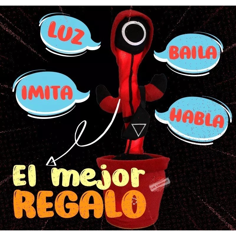 J.H. Company Juguete Bailarin Peluche Interactivo Canta Graba Baila