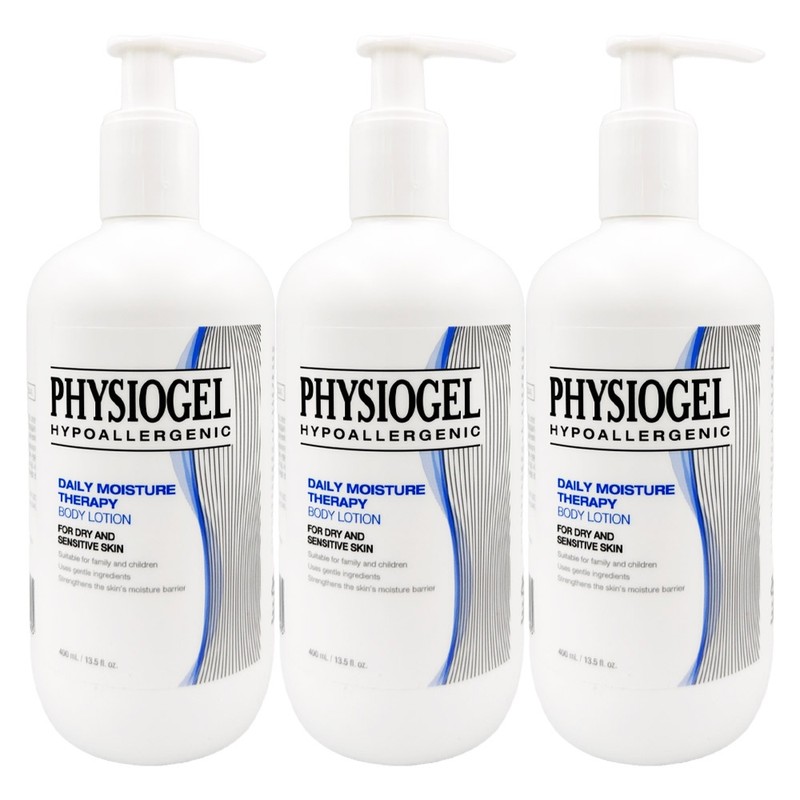 Physiogel Daily Moisture Therapy Body Lotion 400ml x3 Non-sticky body