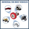 INFINAUTO 20pcs Motorcycle Red Fender Bumper Washer Bolt Nuts Kit
