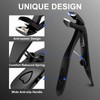 Nail Clippers for Seniors Thick Toenails, Upgrade Wide Jaw Fingernail