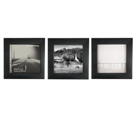 bailinyoushang 4x4 inch Black Picture Frames, Photo Collage Frame, Smartphone Instagram Frame Collection.4 Inch Square Small Picture Frames (Black, 4x4 inch (set of 3))