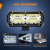 Nilight 6.5Inch 2PCS 120W Spot & Flood Combo Bar Driving