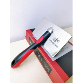 SmartPaw CO Extra Long Pin Flat Slicker Brush for Dogs, Professional Grade, Removes Loose Fur and Tangles, Tuffer Than Tangles, Removes Undercoat, Dog Grooming Brush, Ergonomic Handle (Large)