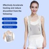 Malloraned Rib Brace for Women,Adjustable Rib Compression Wrap with Cross