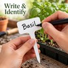 Waterproof T-Shaped Plant Labels for Garden Organization – Reusable PVC