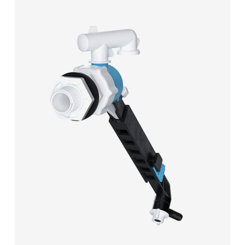 Universal Side Entry Toilet Cistern Fill Valve with Adjustable Float